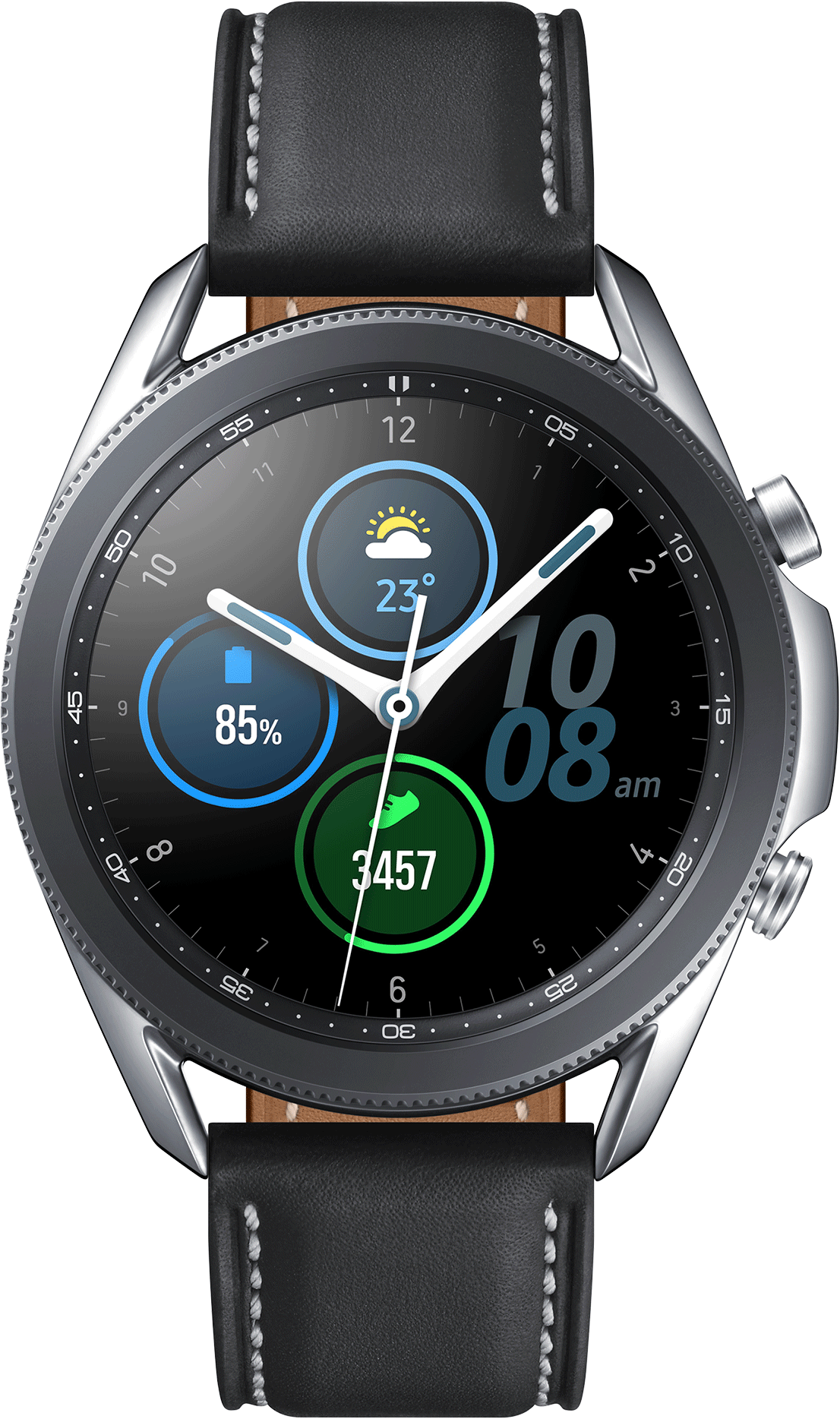 腕時計(デジタル) GALAXY watch3 SAMSUNG Galaxy Watch 3 45MM STAAL ZILVER | MediaMarkt