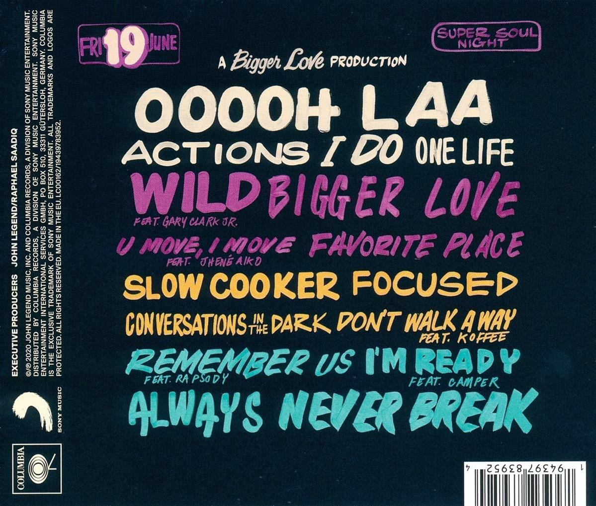John Legend - Bigger Love (CD) 