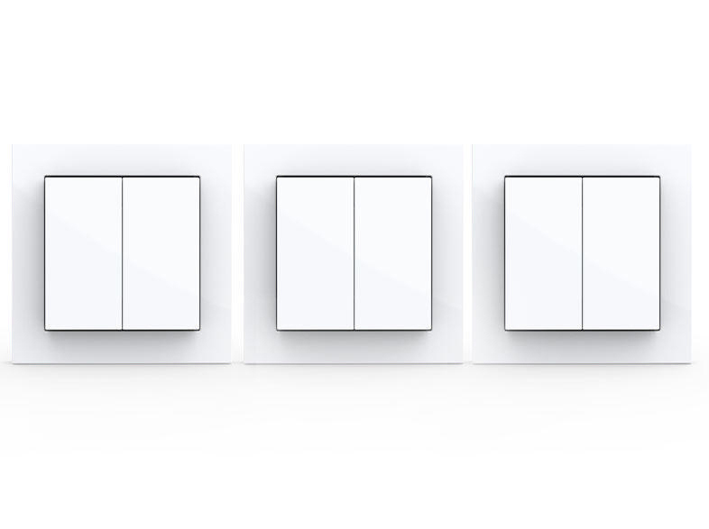 SENIC Smart Switch für Philips Hue Schalter, Weiß glänzend