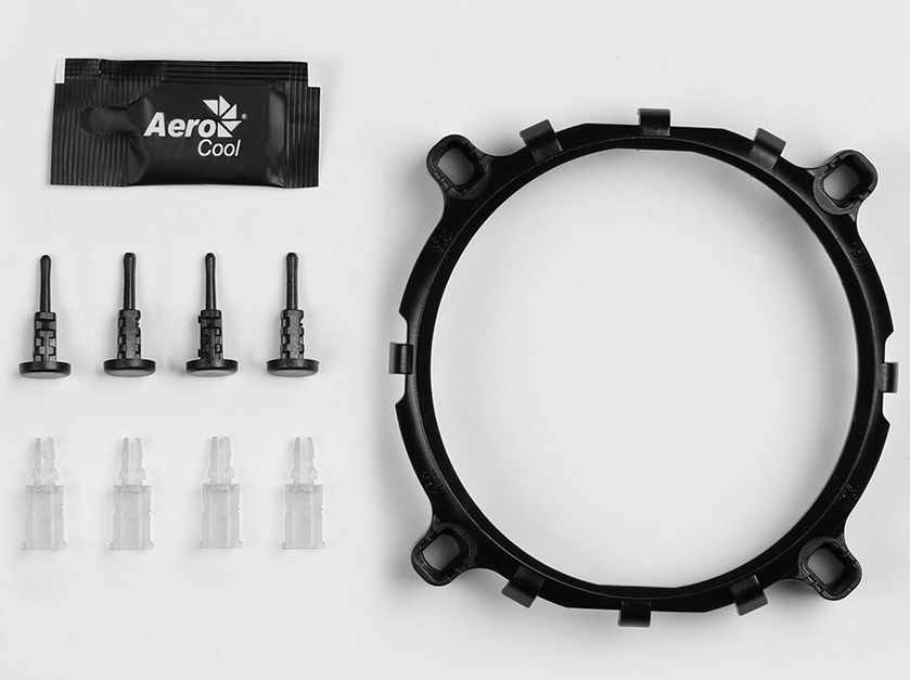 AEROCOOL Core Plus ARGB CPU Kühler, Schwarz