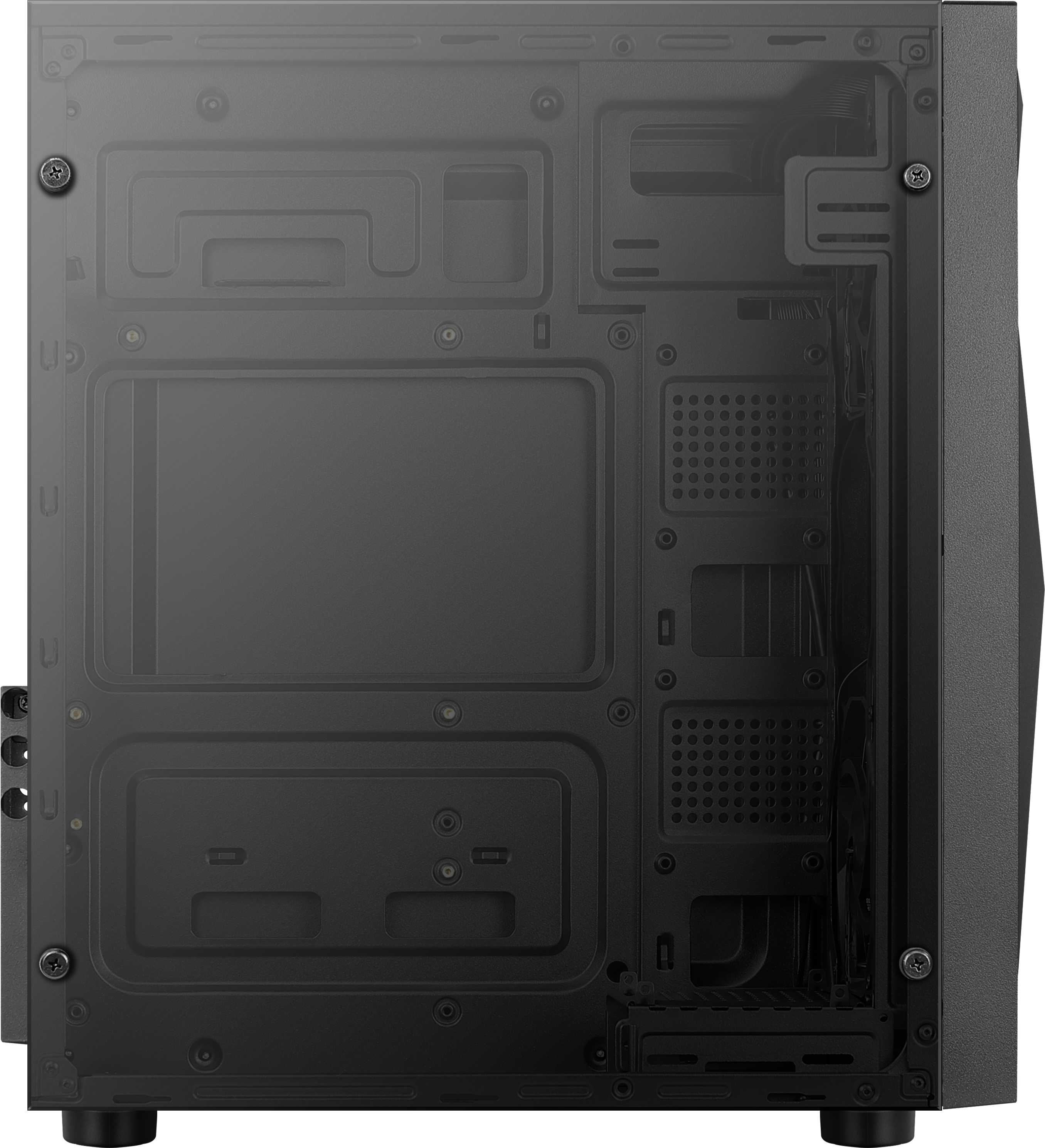 AEROCOOL ACCM-PV22023.11 Glider PC-Gehäuse, Schwarz