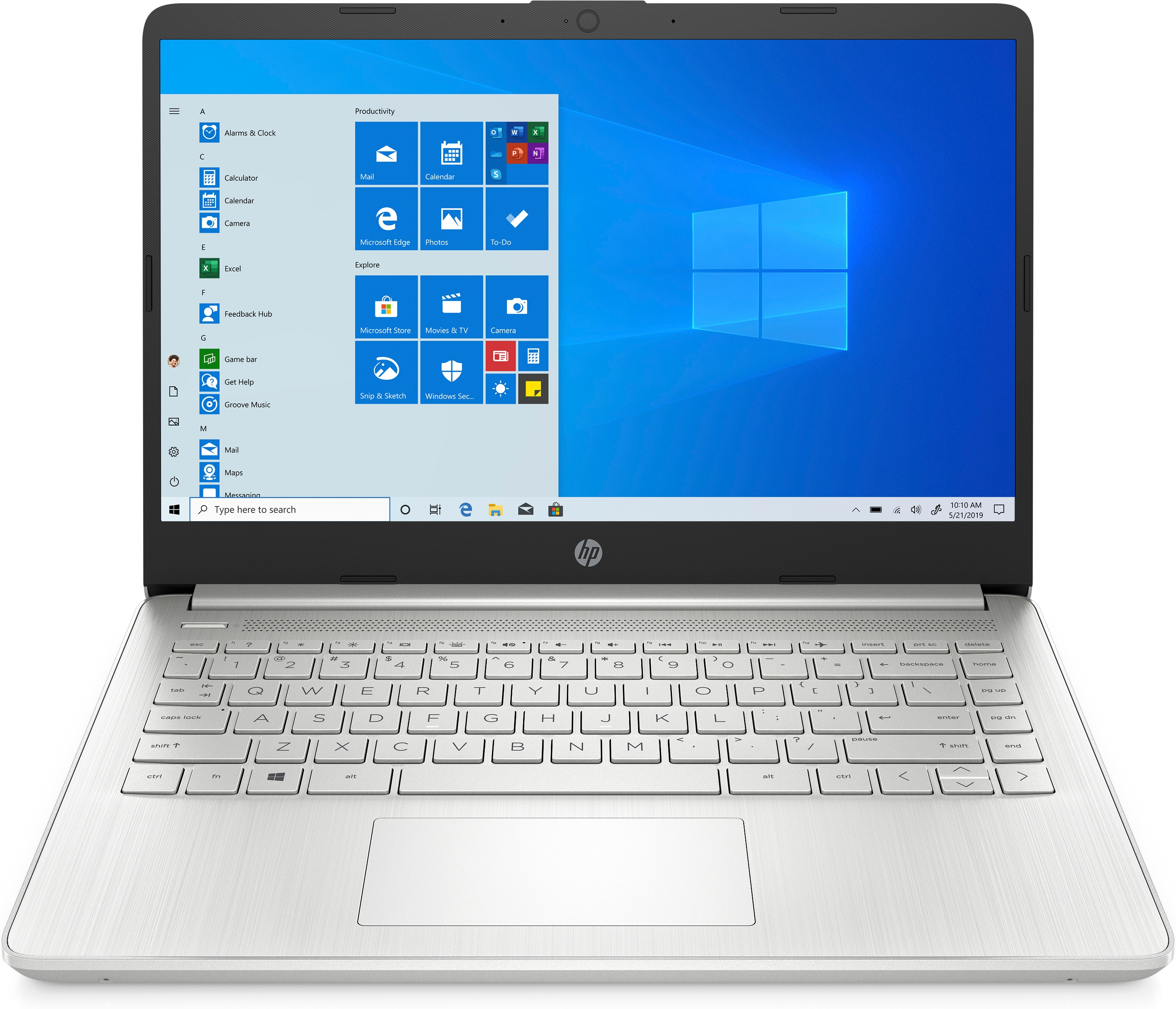 HP Notebook 14s-fq0905ng, 3150U, 8GB RAM, 256GB SSD, Natural Silver (1K1N9EA) Notebook, 14 Zoll, Full-HD, AMD Athlon™ Gold 3150U, 8 GB, 256 GB SSD