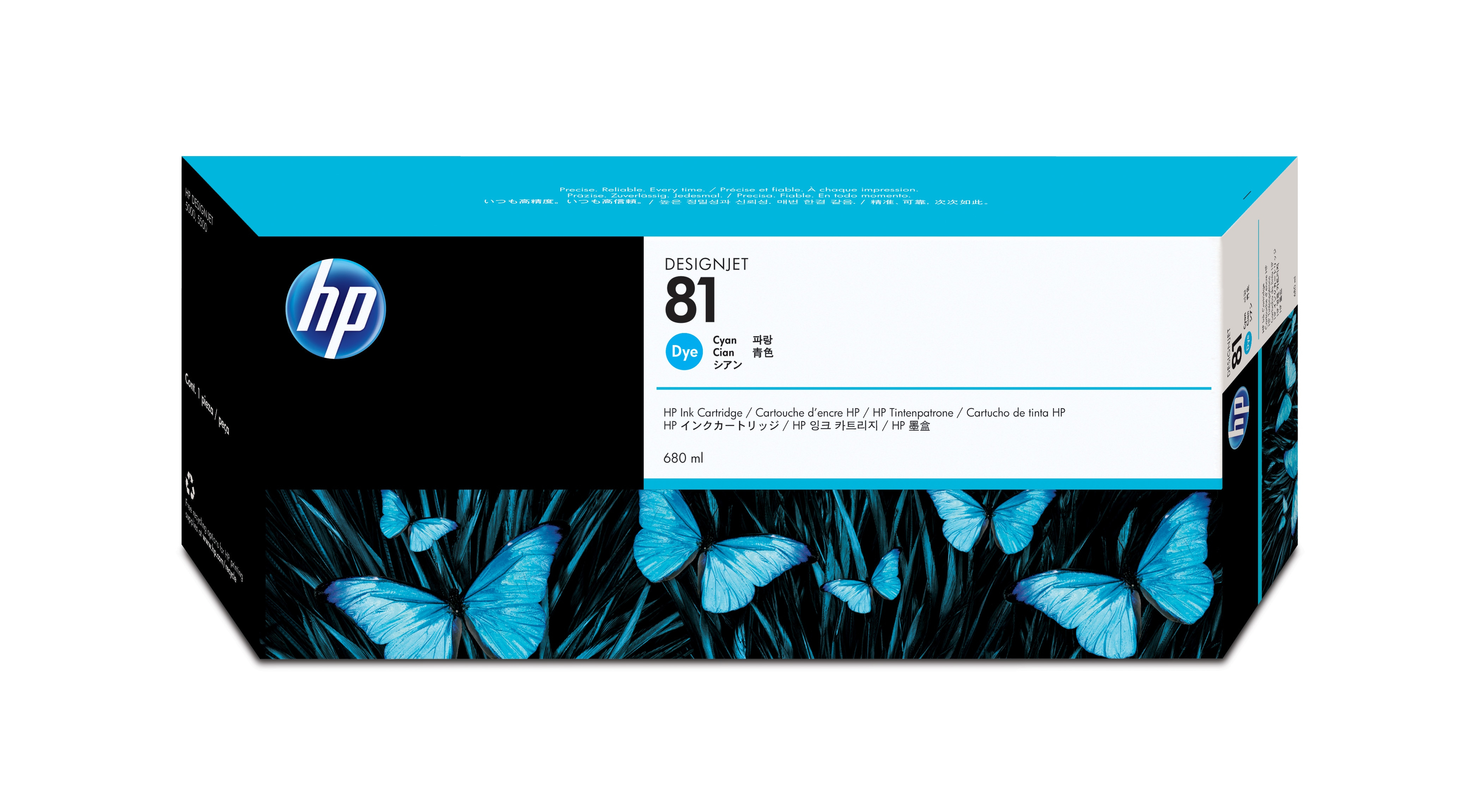 Toner - HP 81 - Cián