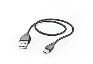 HAMA Micro-USB Şarj/Data Kablosu, 1.4 m, Siyah