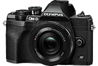 OLYMPUS OM-D E-M10 Mark IV Pancake Kit, 14-42mm F3.5-5.6, kompakte Selfie Systemkamera  , 7,6 cm Display Touchscreen, WLAN