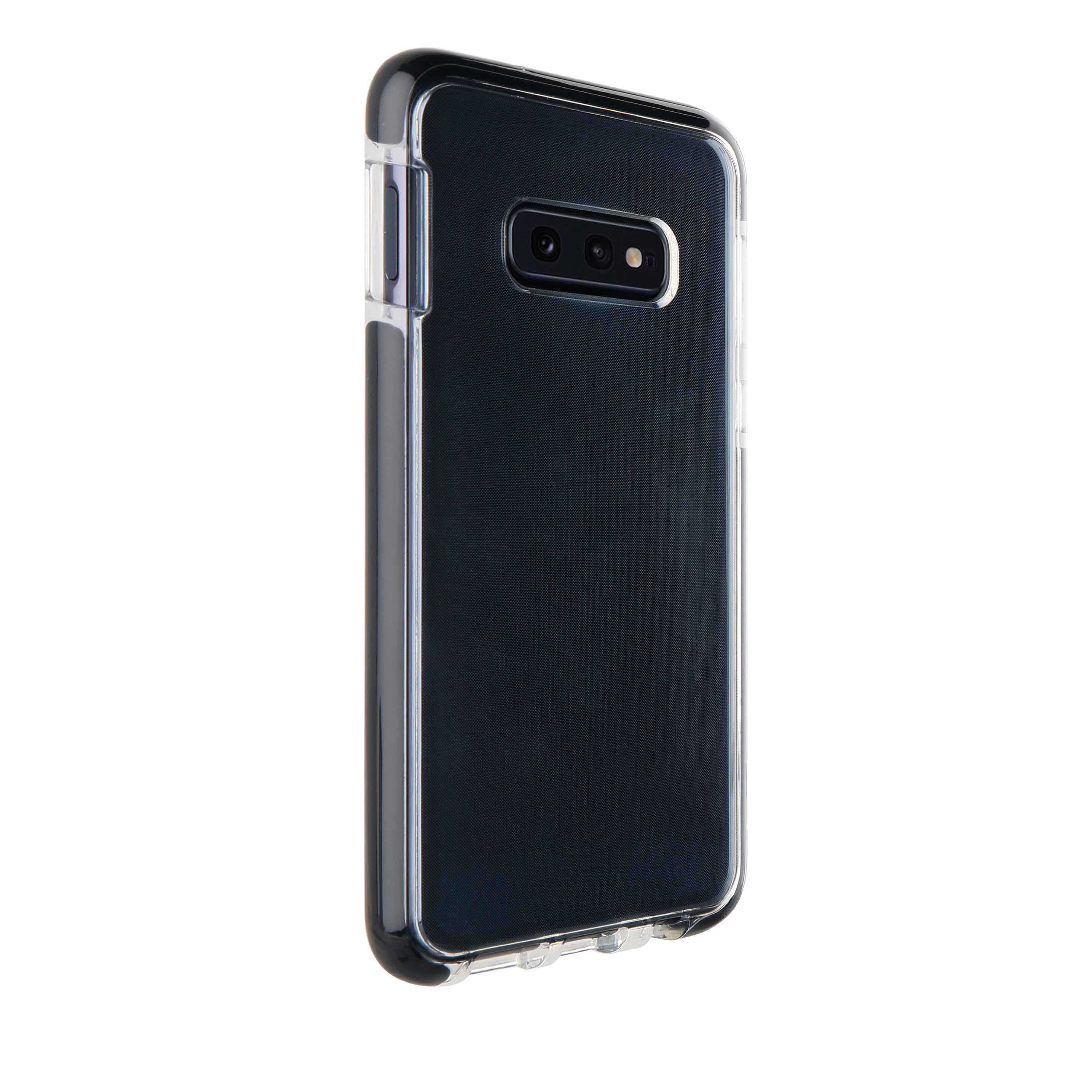 VIVANCO 61269 Rock Solid, Transparent/Schwarz S10e, Galaxy Samsung, Backcover