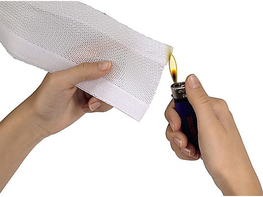 HAMA Flexwrap - Fascio di cavi in ​​tessuto (Bianco)