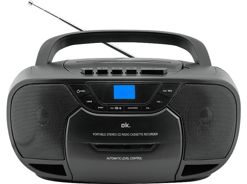 OK. ORC 540-B Tragbares Schwarz Radio
