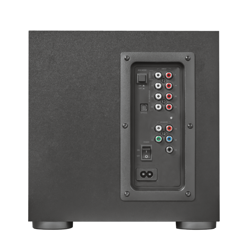 Altavoces para PC - Trust Gaming GXT 698 Torro,  5.1, 180 W, RGB Iluminado, Dolby Audio, Negro