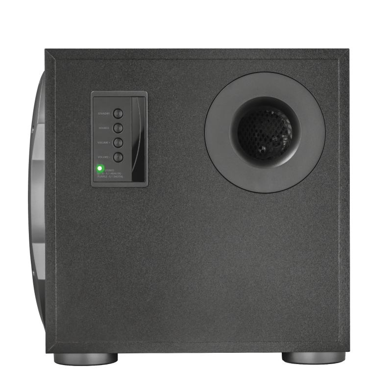 Altavoces para PC - Trust Gaming GXT 698 Torro,  5.1, 180 W, RGB Iluminado, Dolby Audio, Negro