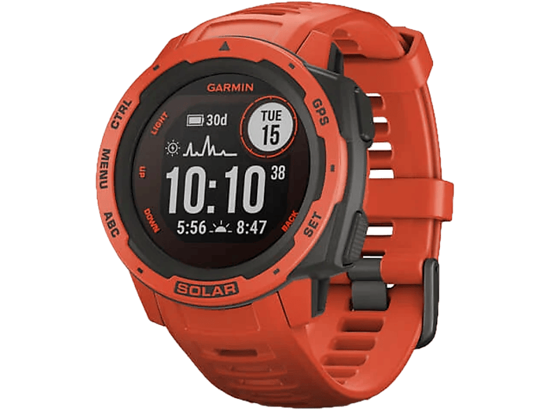 GARMIN GPS horloge Instinct Solar Rood (010-02293-20)