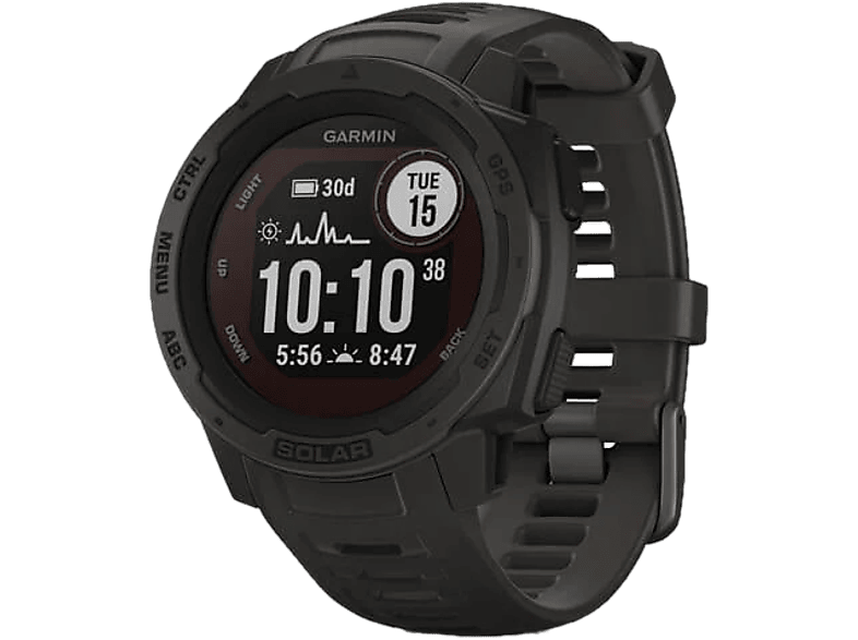 GARMIN GPS horloge Instinct Solar Zwart (010-02293-00)