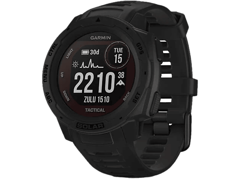GARMIN GPS horloge Instinct Solar Tactical ED Zwart (010-02293-03)