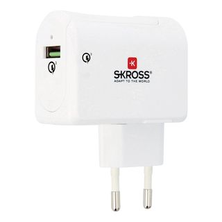 SKROSS Euro USB Charger - USB-Ladegerät  (Weiss)