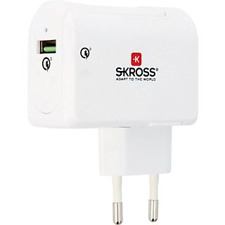 SKROSS Euro USB Charger - USB-Ladegerät  (Weiss)