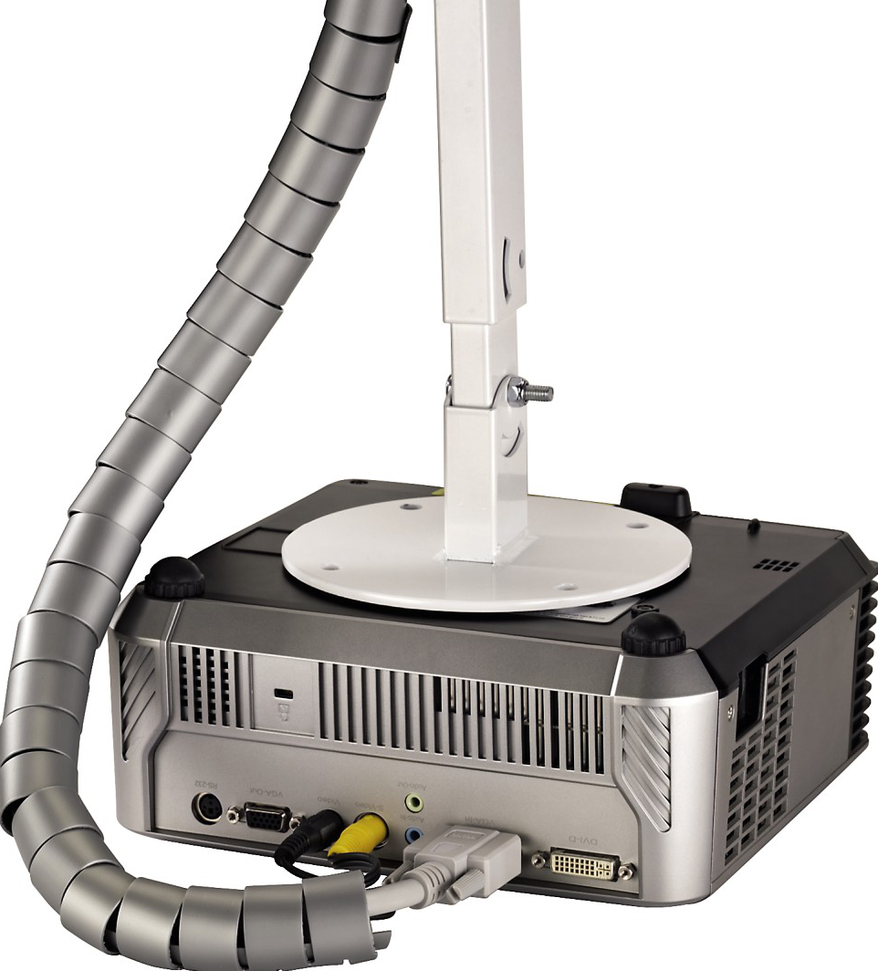 HAMA 00020601 - Tuyau de faisceau de câbles (Argent)