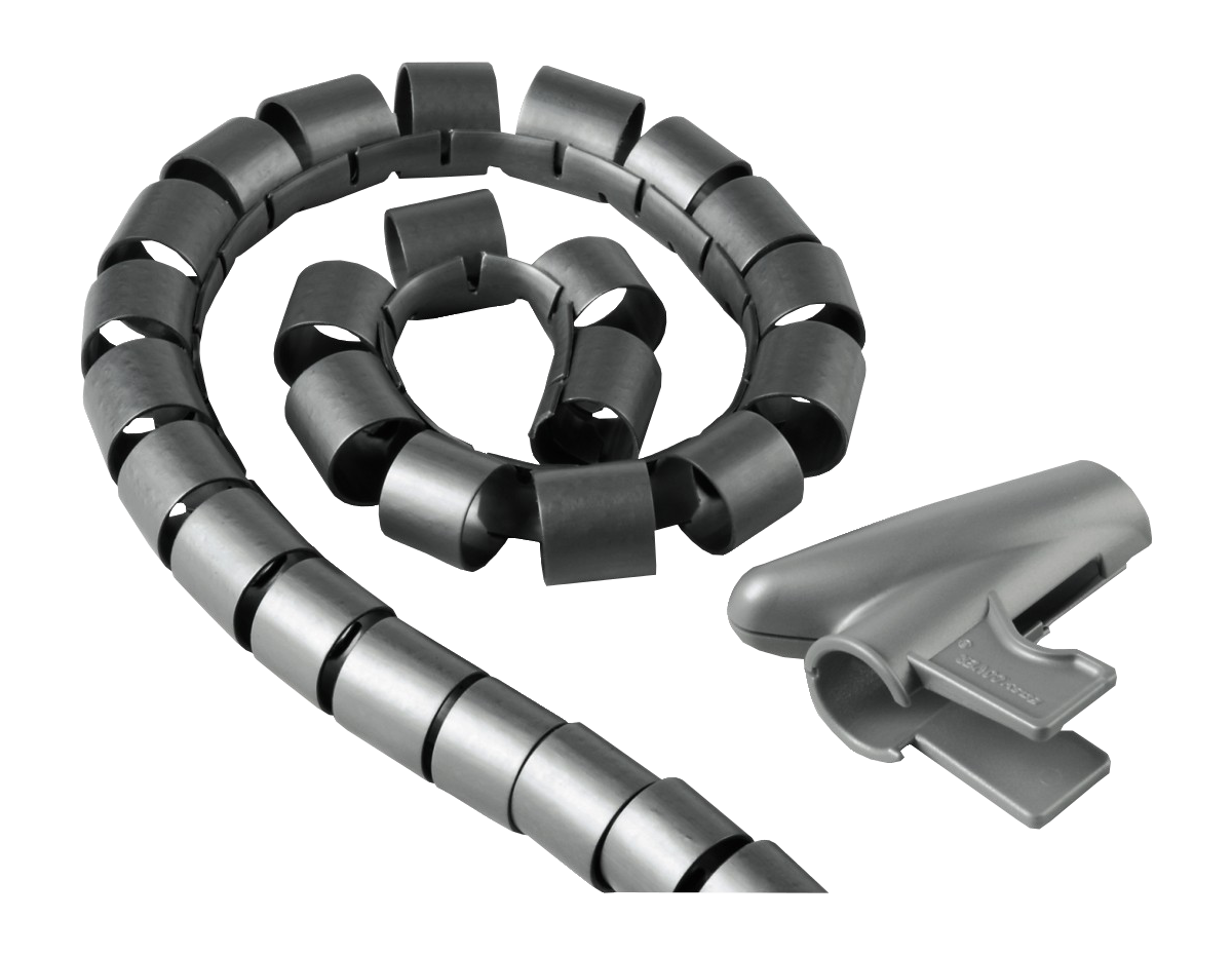 HAMA 00020601 - Tuyau de faisceau de câbles (Argent)