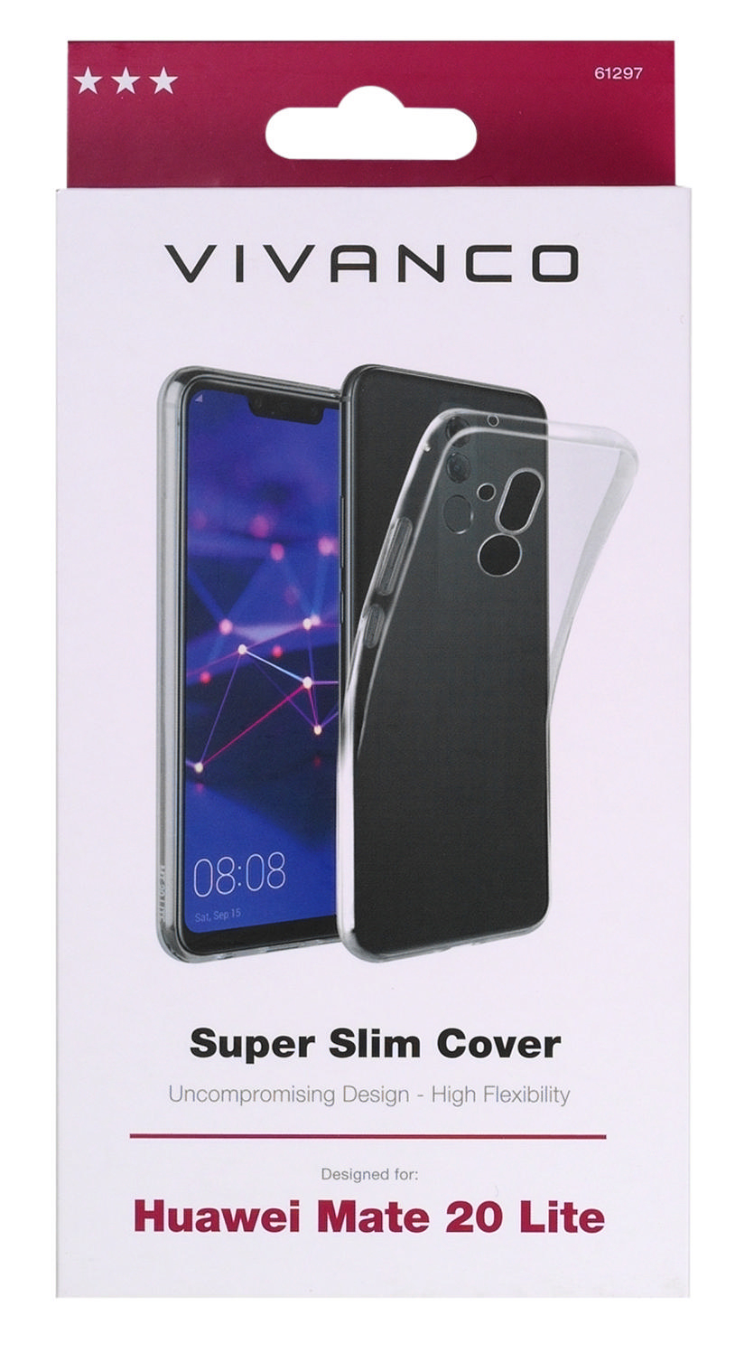 VIVANCO 61297 Super Slim, Backcover, Mate Transparent 20 Huawei, Lite