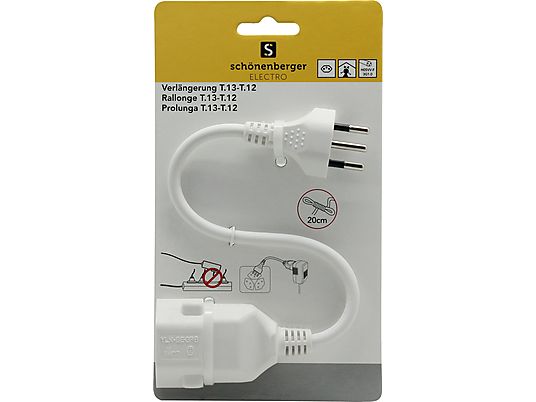 SCHOENENBERGER 900.02WS - Câble d'extension (Blanc)