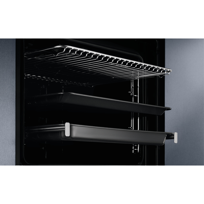 Horno - ELECTROLUX EOE7P31X, 72 L, Multifunción, Pirolítico, 3480W, Independiente, A+, Display LCD, Inox