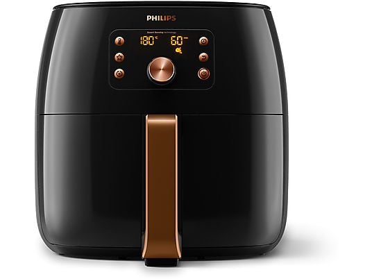 PHILIPS Premium Airfryer XXL HD9860/91 - Fritteuse (Schwarz/Kupfer)