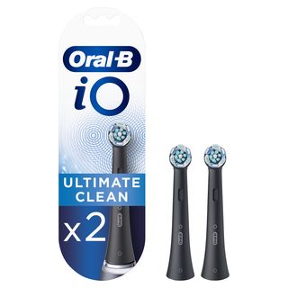 ORAL-B iO Ultimate Clean Opzetborstel Zwart (2 stuks)