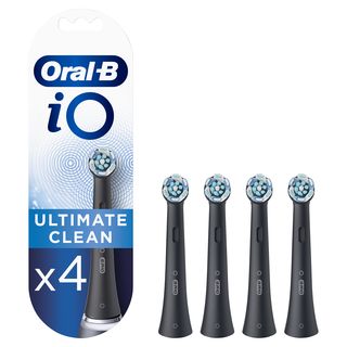 ORAL-B iO Ultimate Clean Opzetborstel Zwart (4 stuks)