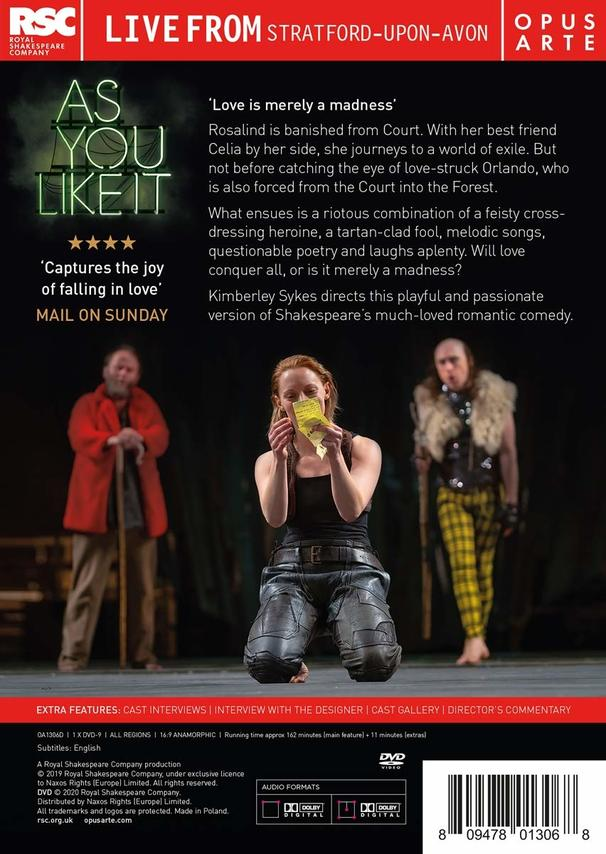 As you like it DVD