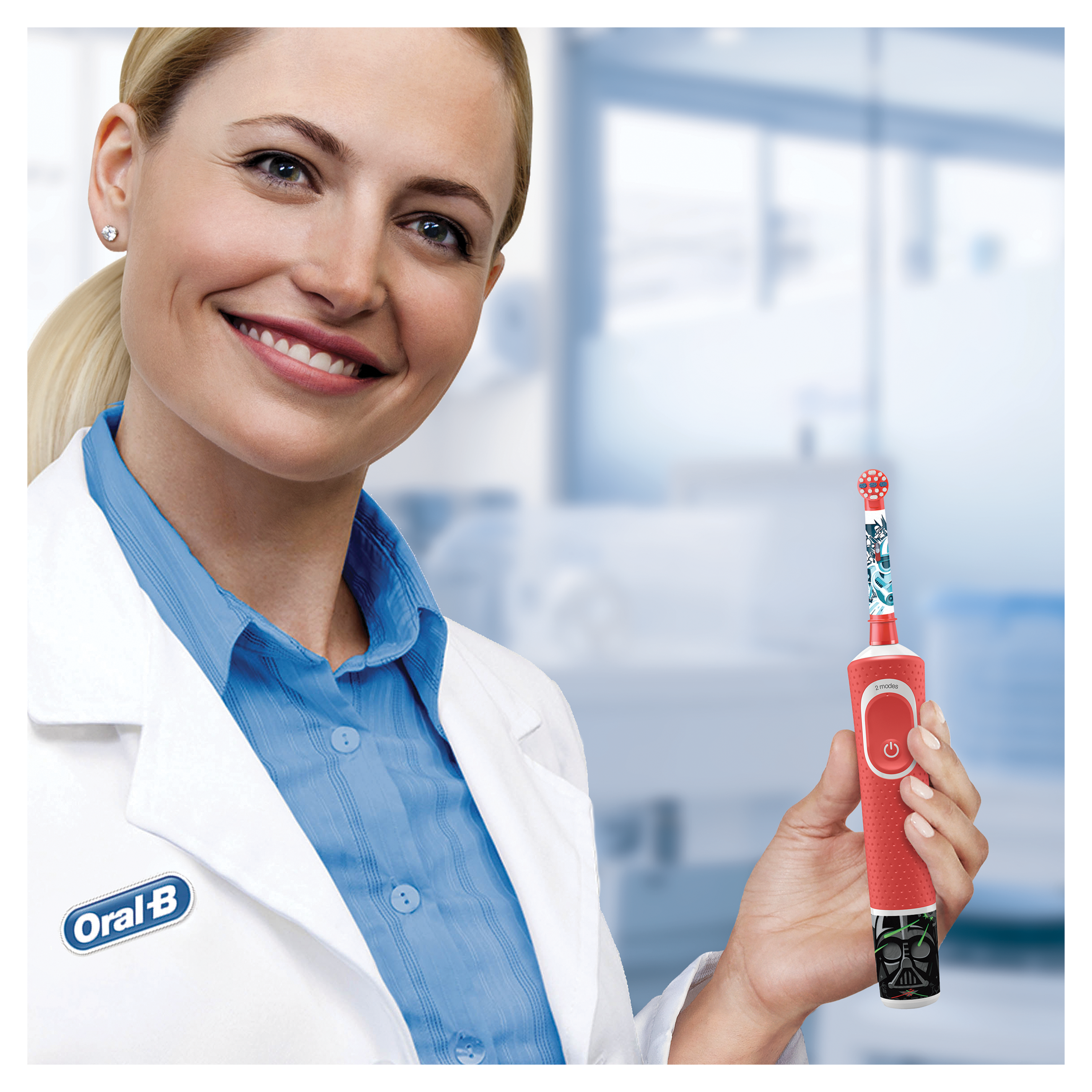 ORAL-B Kids Opzetborstel met Star Wars-figuren (4 stuks)
