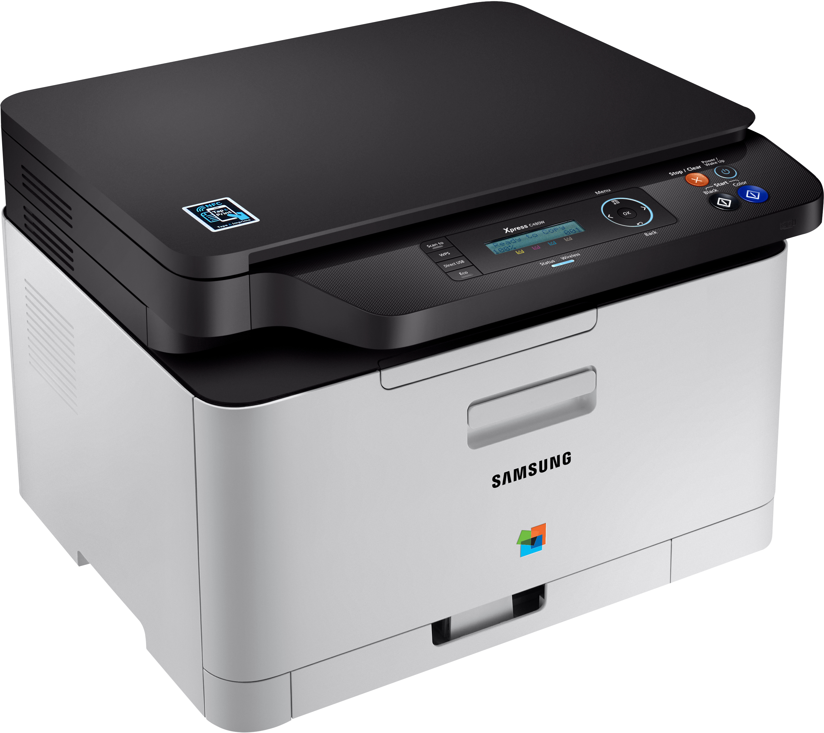 SAMSUNG Xpress C480W Farblaser 3-in-1 Laser-Multifunktionsdrucker (Farbe) WLAN Netzwerkfähig