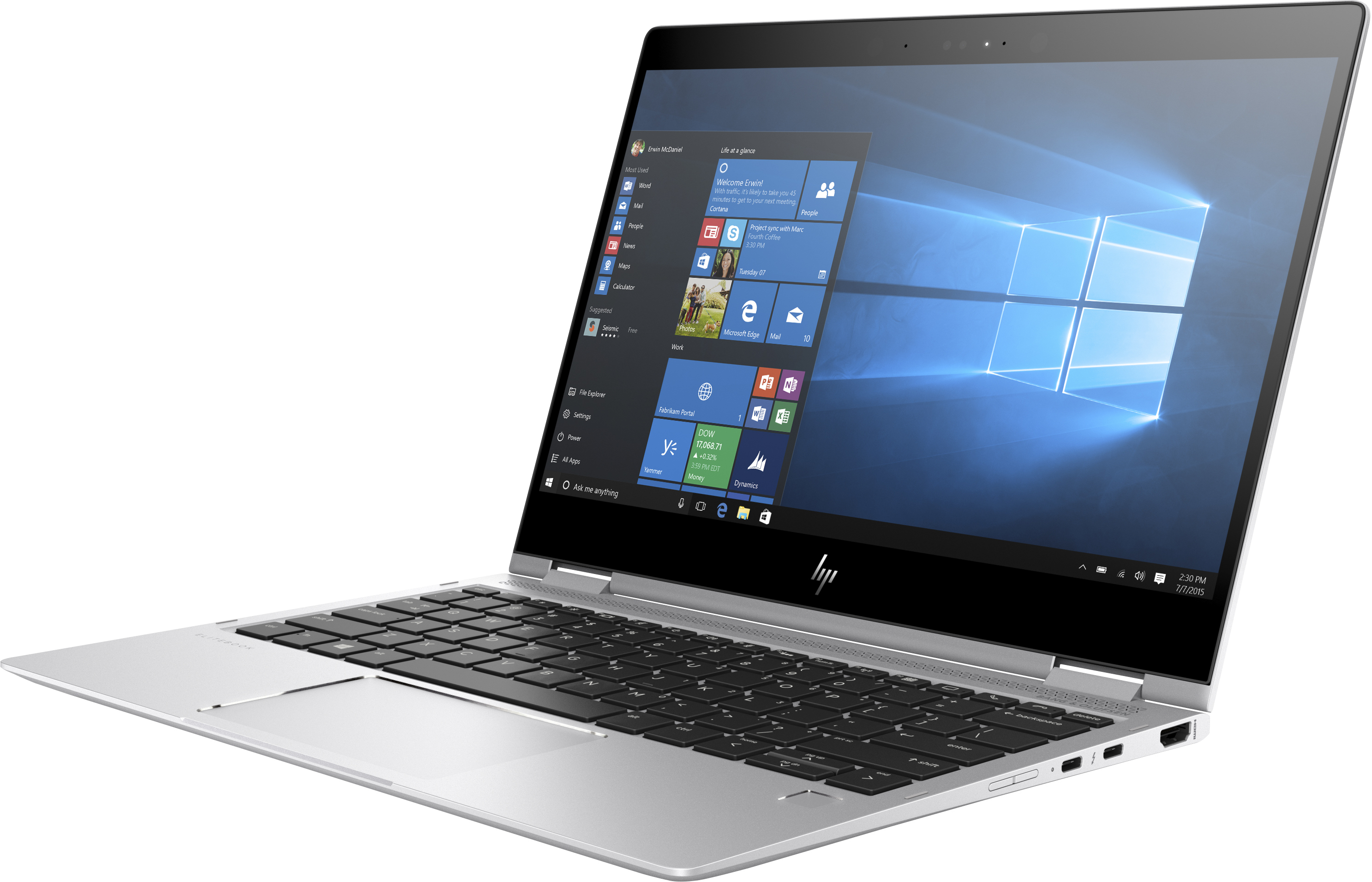 HP - B2B EliteBook x360 1020 G2 - 12,5 Zoll - Intel® Core™ i7 i7-7600U - 16 GB - 512 GB