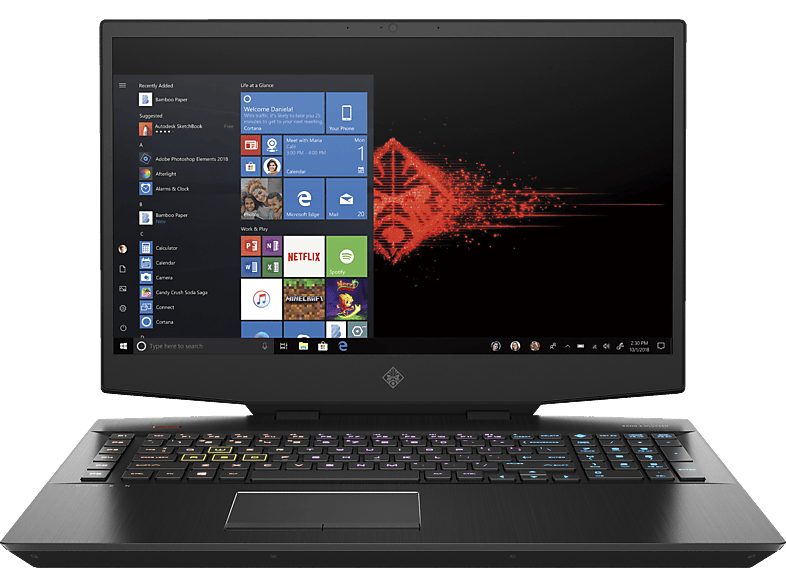 HP OMEN 17-cb1677ng, Gaming Notebook, mit 17,3 Zoll Display, Intel ...