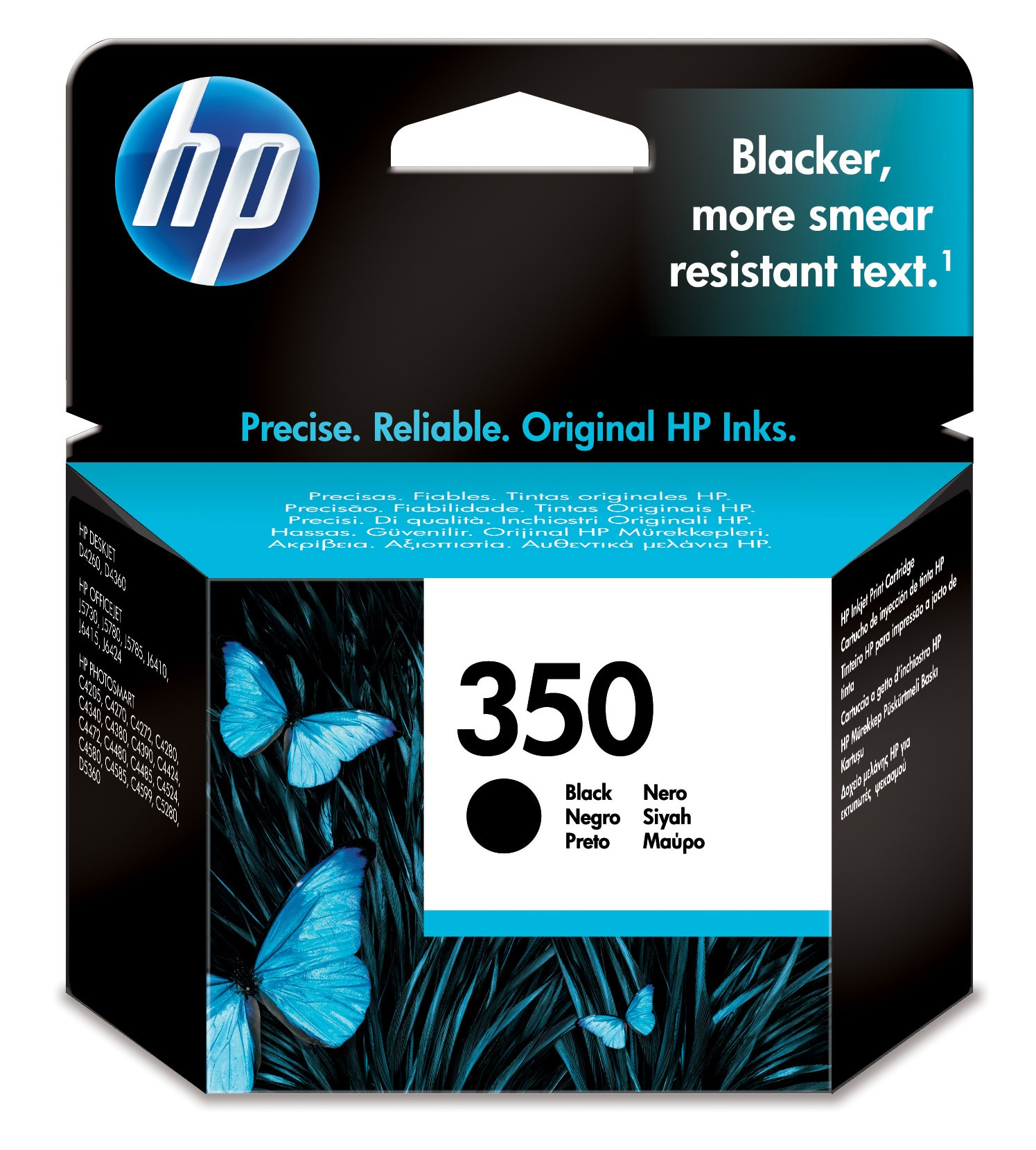 Cartucho de tinta - HP 350 XL, Negro, CB336EE
