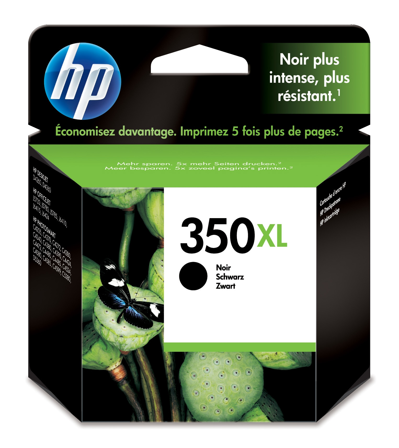 Cartucho de tinta - HP 350 XL, Negro, CB336EE
