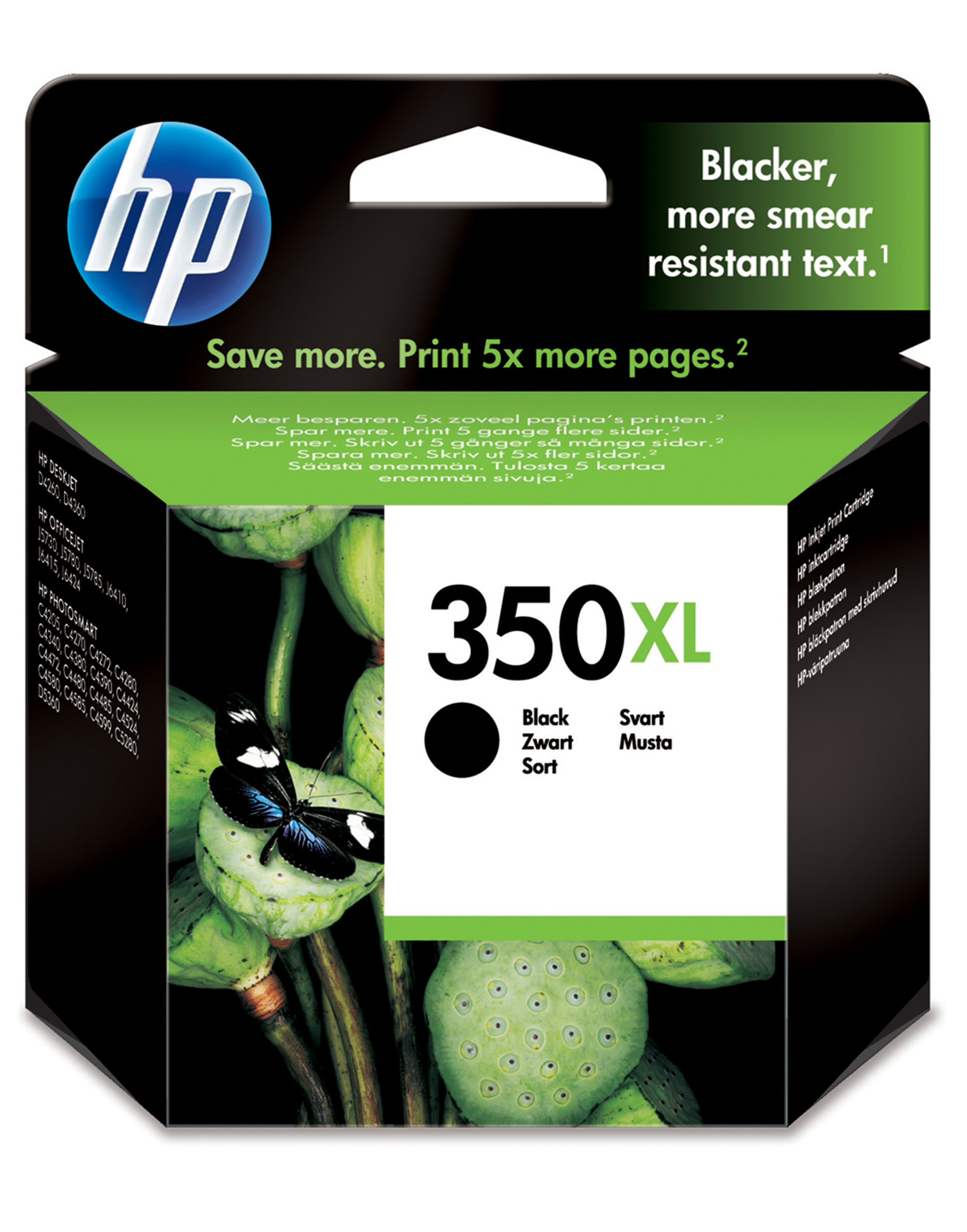 Cartucho de tinta - HP 350 XL, Negro, CB336EE