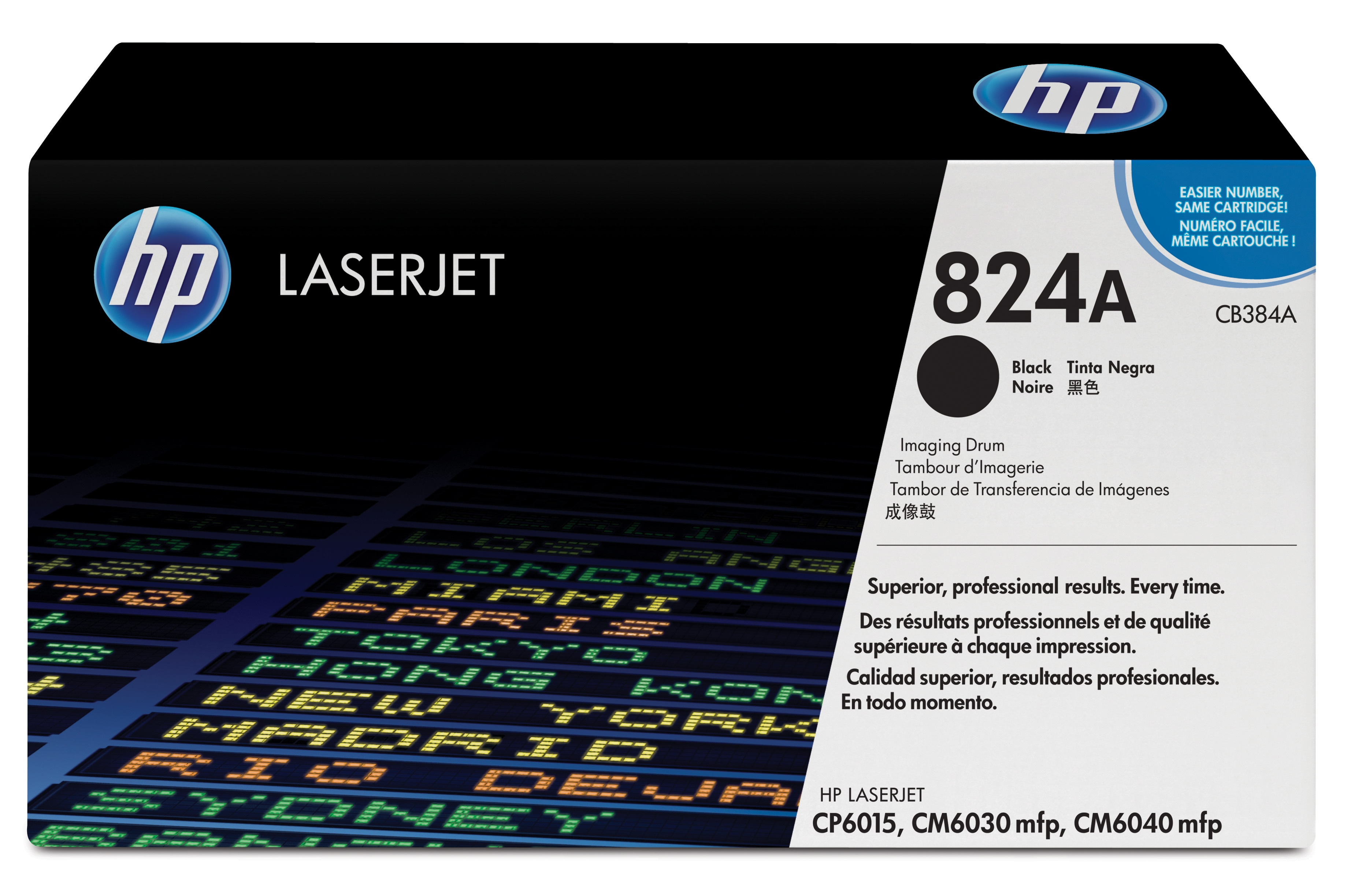 Tóner - HP 824A LaserJet, Tambor de imágenes, Negro, CB384A