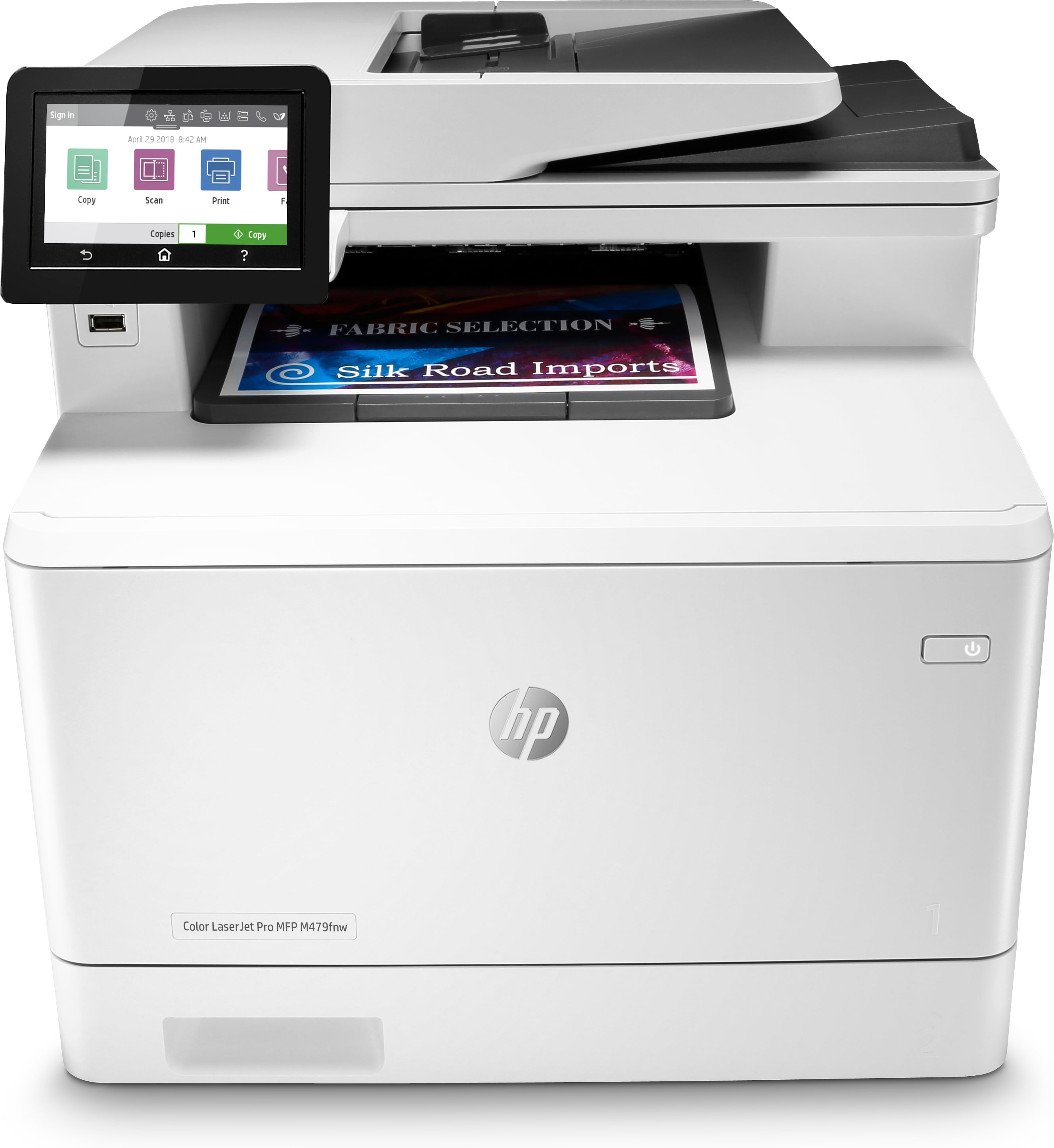 Impresora Color Hp laserjet pro m479fnw wifi copia escanea fax 27 ppm 600 a4