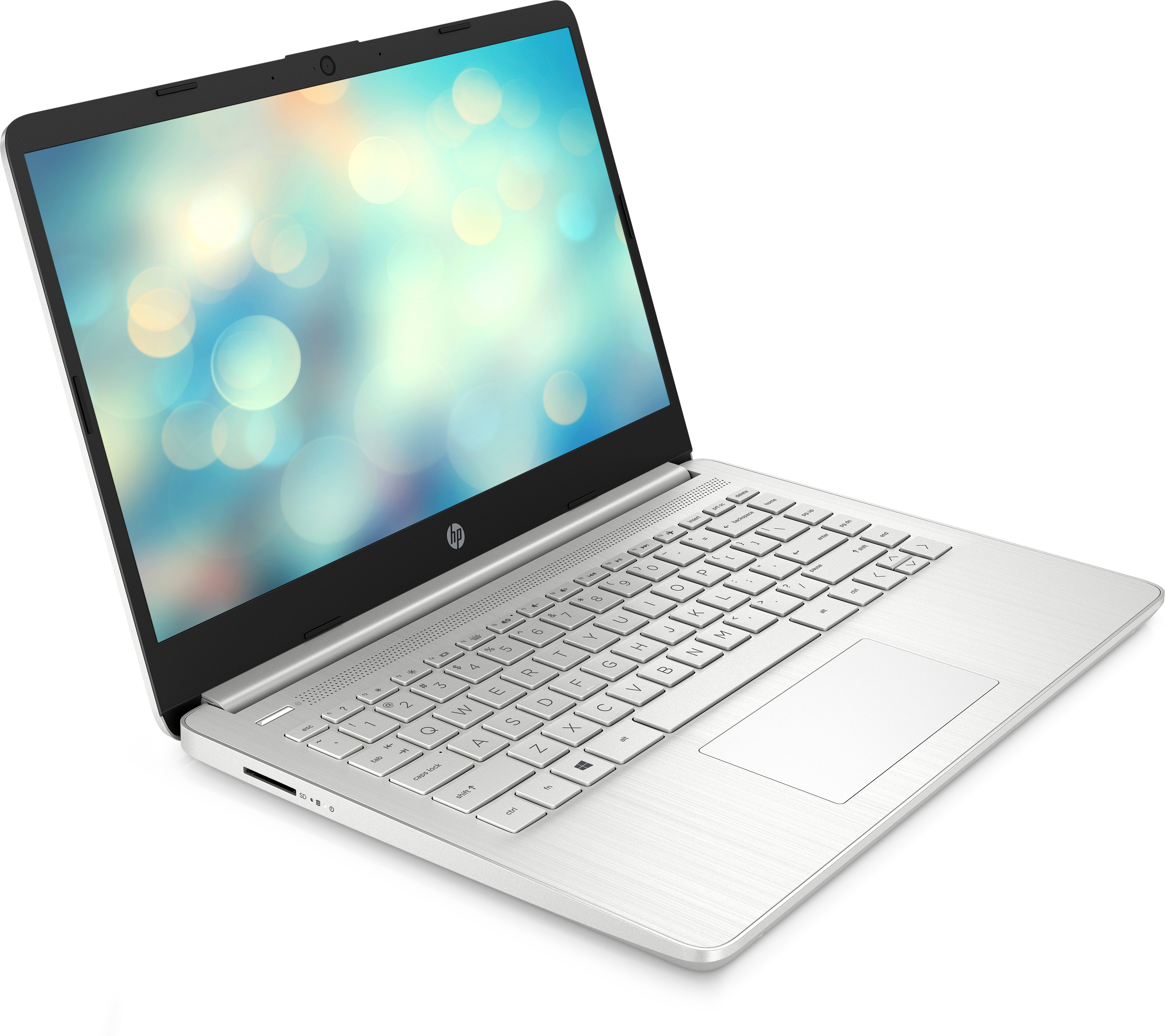 Portátil - HP Laptop 14s-dq1031ns, 14" Full-HD, Intel® Core™ i3-1005G1, 8 GB, 256 GB SSD, FreeDOS, Plata