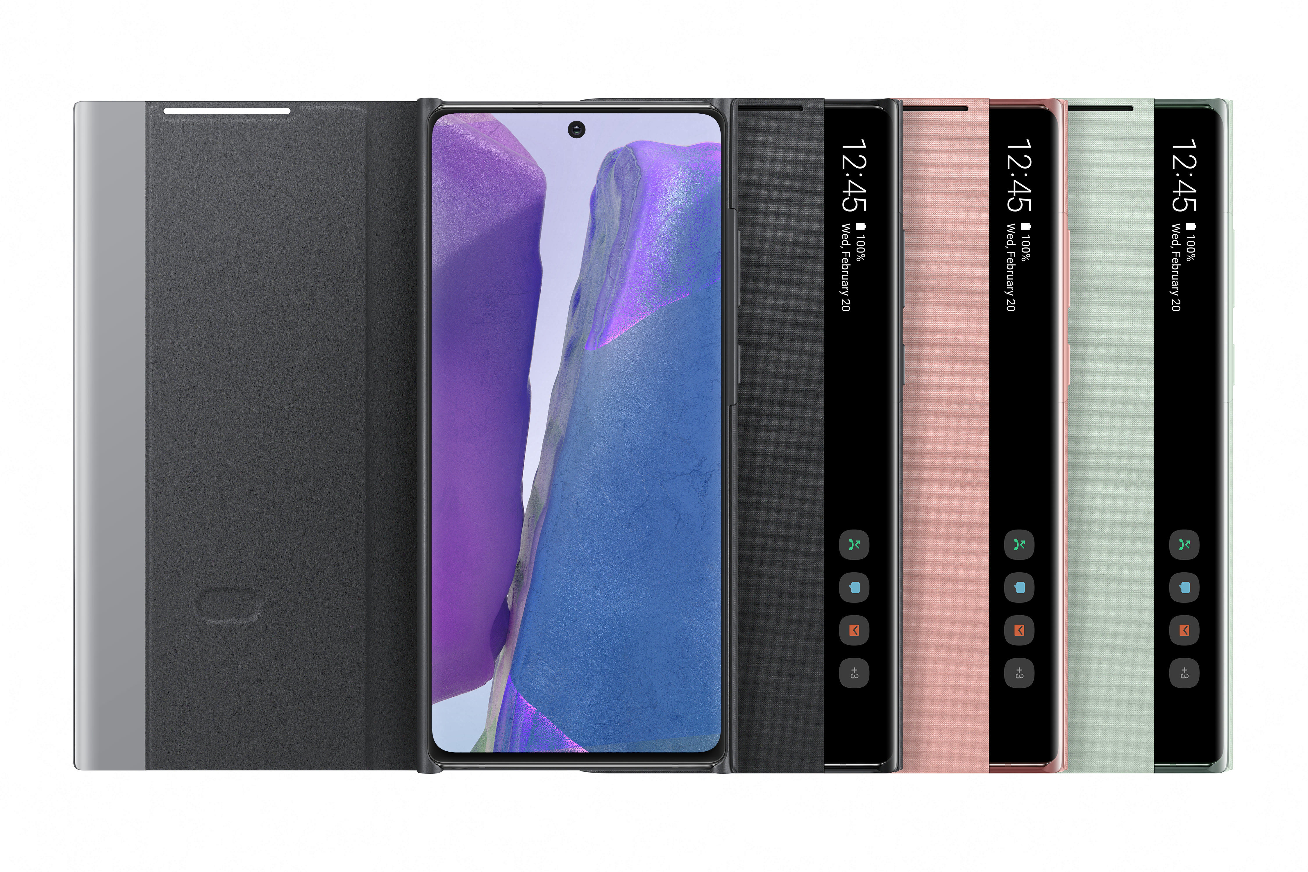 SAMSUNG EF-ZN980, Bookcover, Samsung, Galaxy Note 20, Schwarz