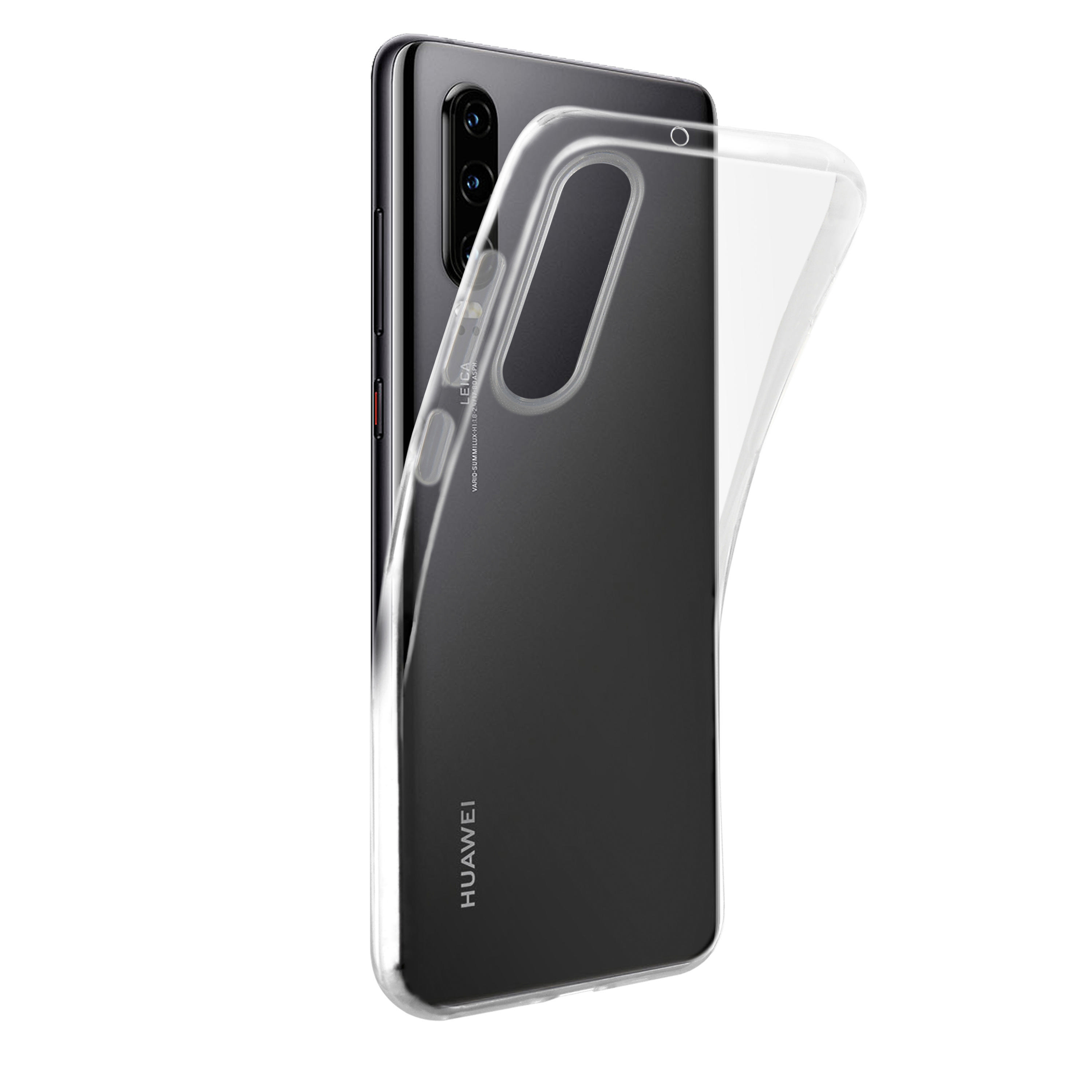 Backcover, Slim, Super P30, VIVANCO 61303 Transparent Huawei,