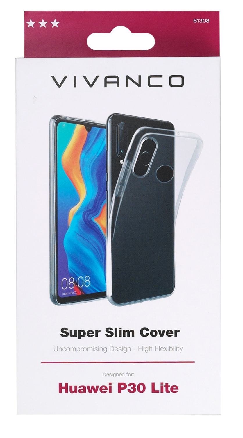 P30 Backcover, 61308 VIVANCO Super Slim, Lite, Transparent Huawei,
