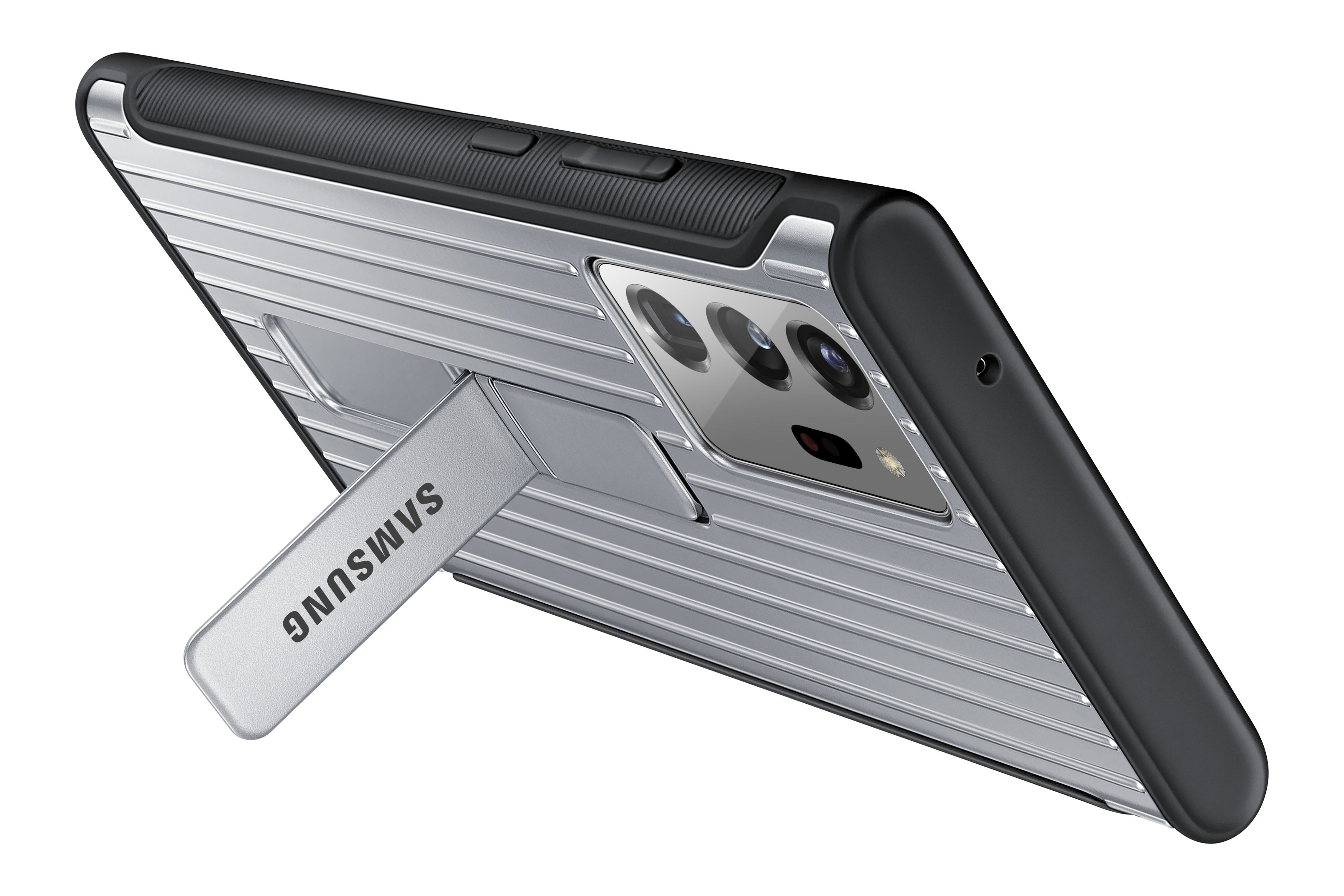 SAMSUNG EF-RN985, Backcover, Samsung, Galaxy Note 20 Ultra 5G, Silber/Schwarz