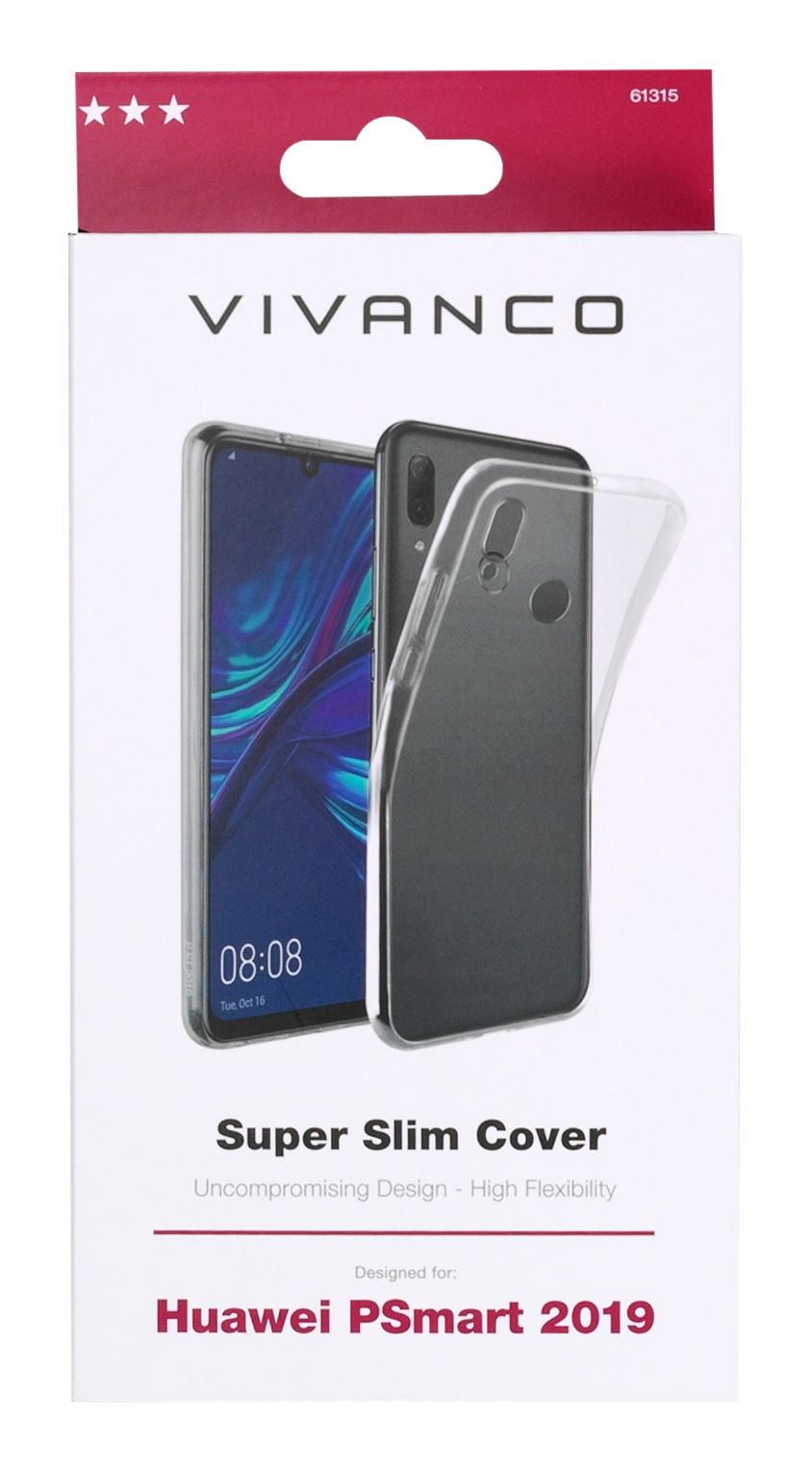 VIVANCO Huawei, SMART Transparent Slim, Backcover, Super 2019, P 61315