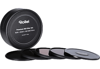 ROLLEI Premium ND8/ND64/ND1000 72mm - Graufilter (Schwarz)