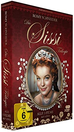 Box-Set des Films "Die Sissi Trilogie". Zeigt Romy Schneider auf dem Cover.