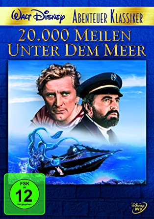 Filmcover, Schauspieler, Titel: 20.000 Meilen unter dem Meer, Disney.