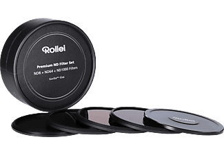 ROLLEI Premium ND8/ND64/ND1000 82mm - Graufilter (Schwarz)