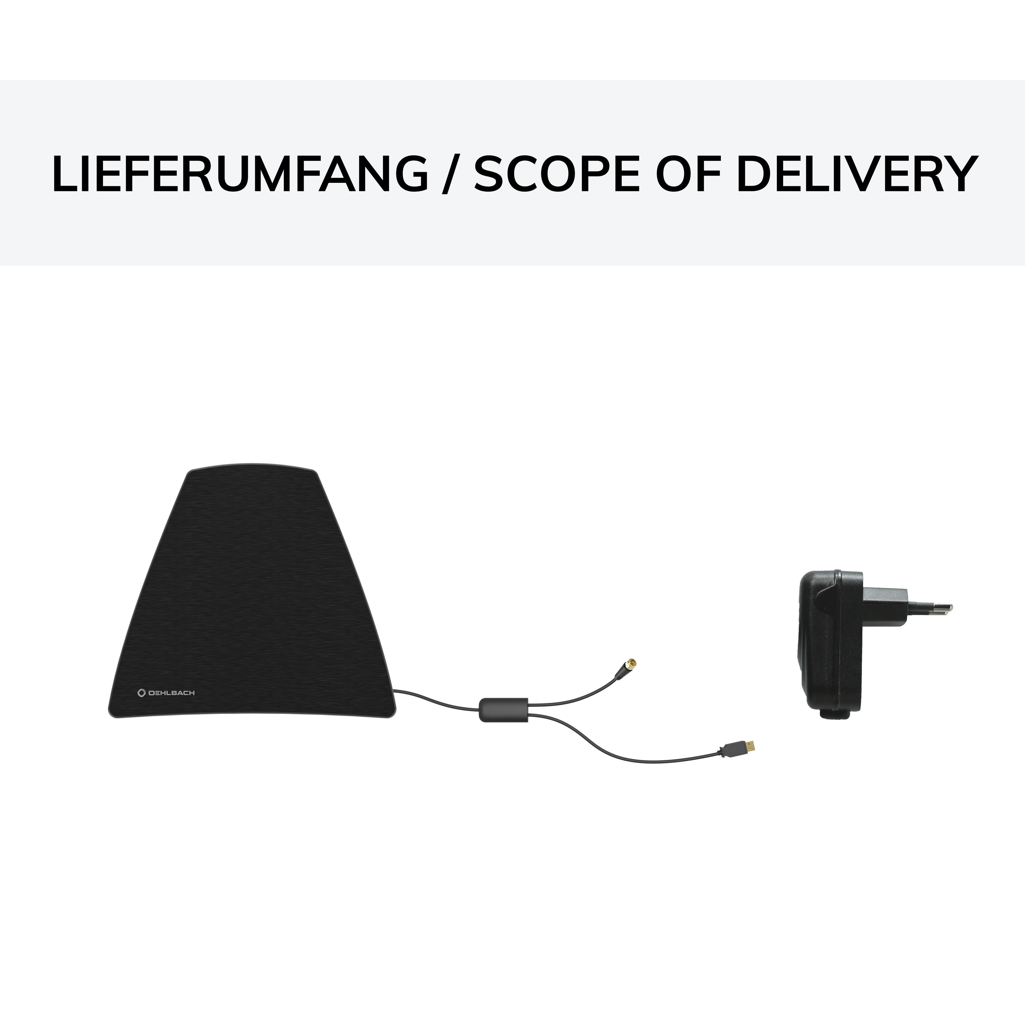 OEHLBACH Scope Flat DVB-T2 Zimmerantenne