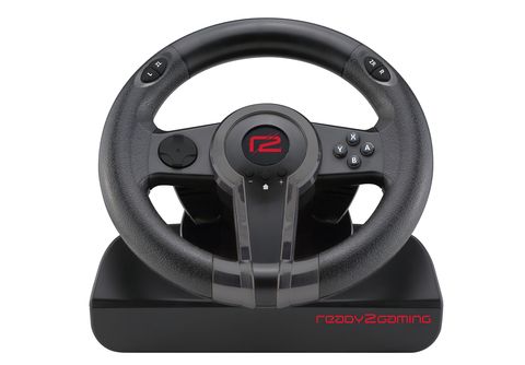 READY 2 GAMING Nintendo Switch Racing Wheel, Lenkrad mit Pedalen, Schwarz  Nintendo Switch Zubehör