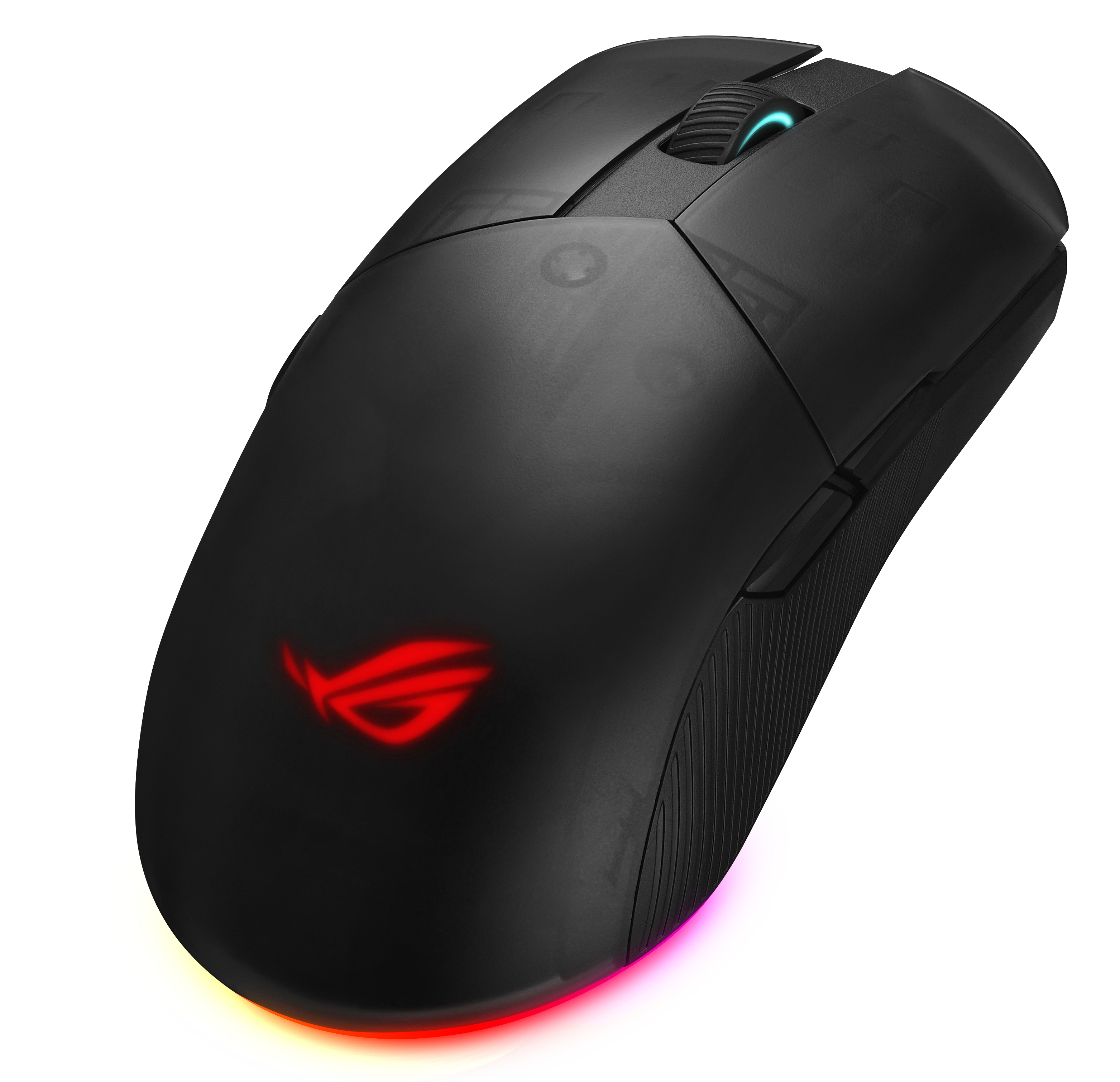 ASUS ROG Pugio II Gaming Maus, einfarbig, schwarz, Logo